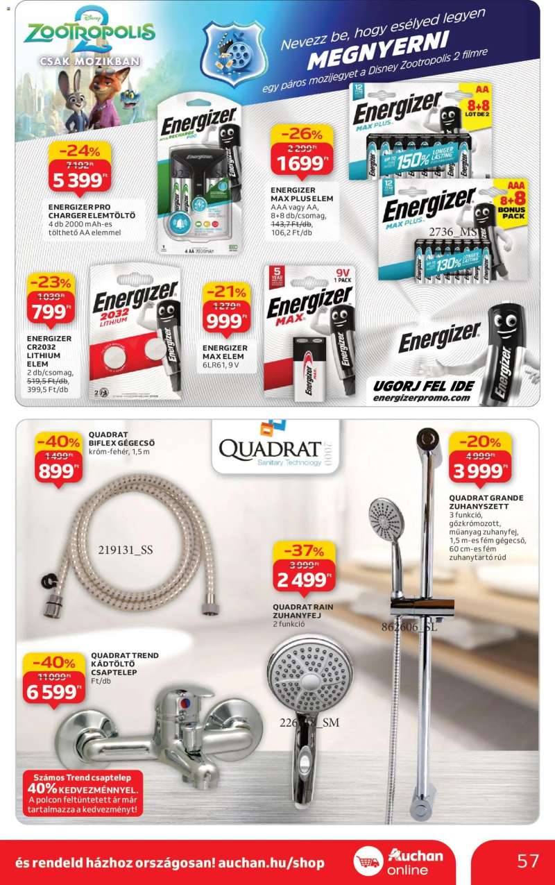 Auchan Akciós újság Auchan 57 oldal
