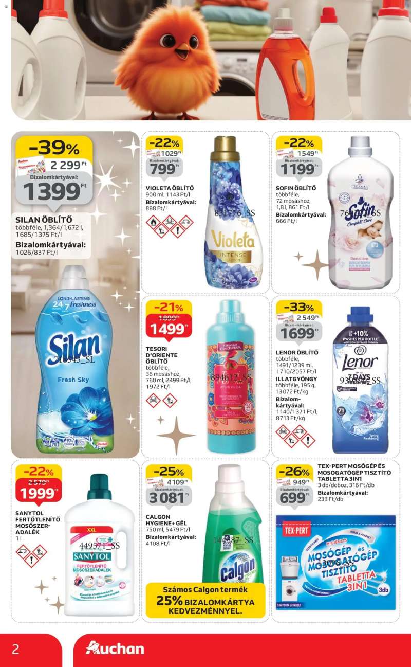 Auchan Fehér hetek hipermarket ajánlataink 2 oldal