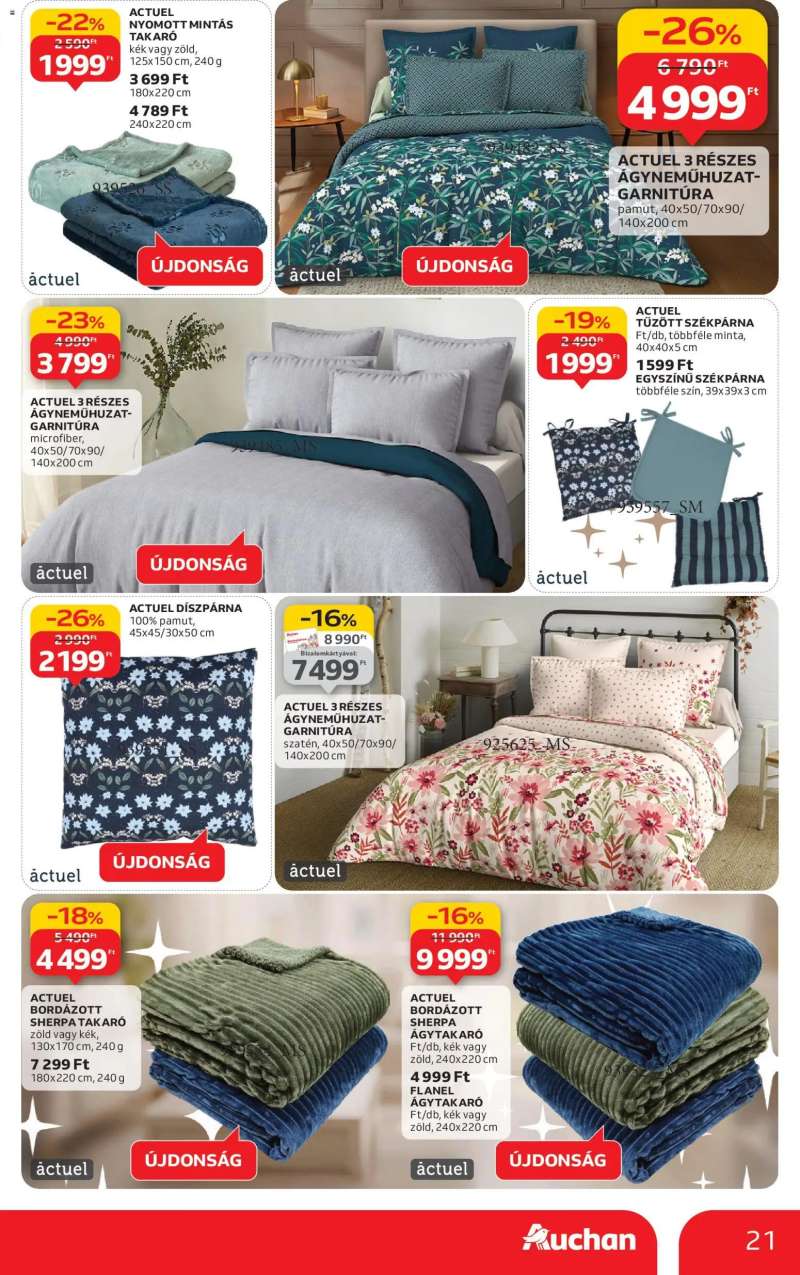Auchan Fehér hetek hipermarket ajánlataink 21 oldal