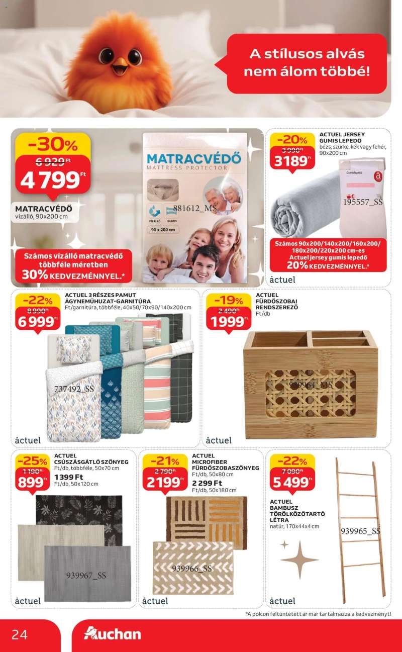 Auchan Fehér hetek hipermarket ajánlataink 24 oldal