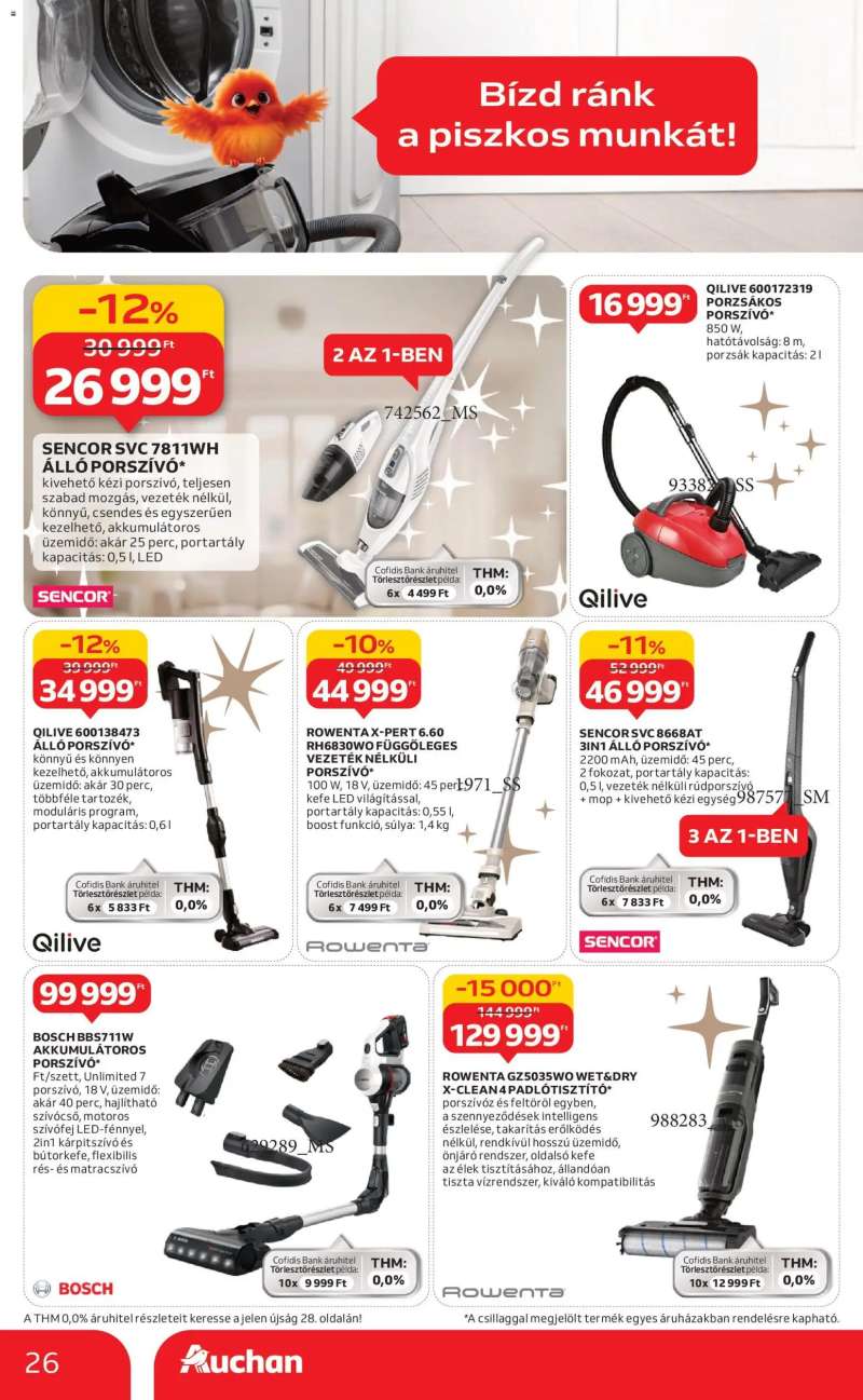Auchan Fehér hetek hipermarket ajánlataink 26 oldal