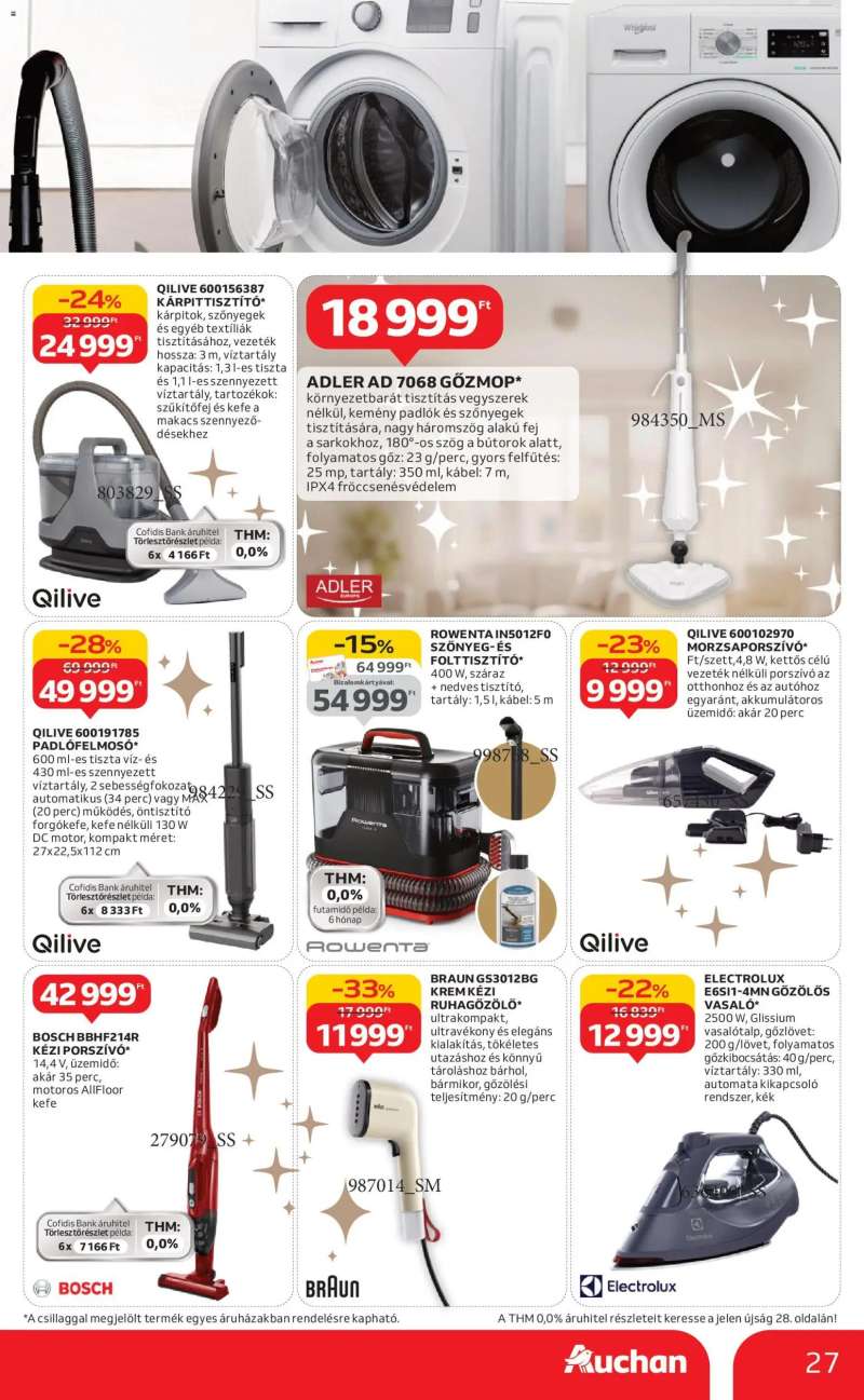 Auchan Fehér hetek hipermarket ajánlataink 27 oldal