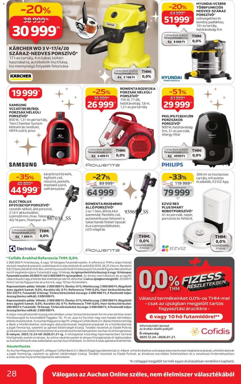 Auchan Fehér hetek hipermarket ajánlataink 28 oldal