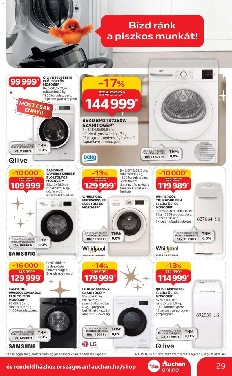 Auchan Fehér hetek hipermarket ajánlataink 29 oldal