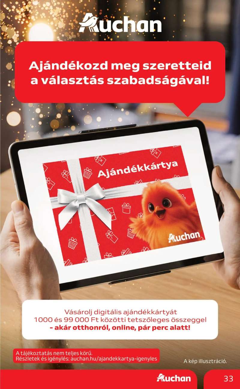 Auchan Fehér hetek hipermarket ajánlataink 33 oldal