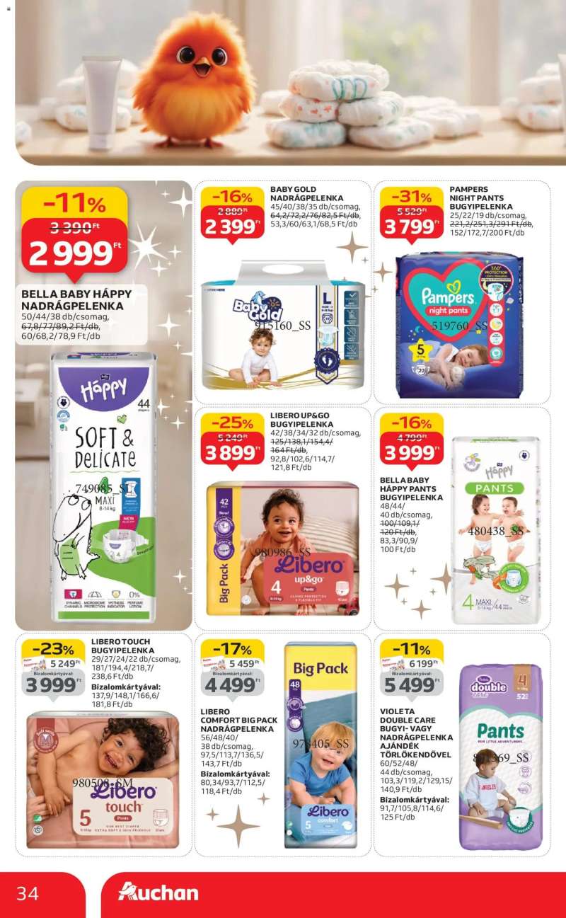 Auchan Fehér hetek hipermarket ajánlataink 34 oldal