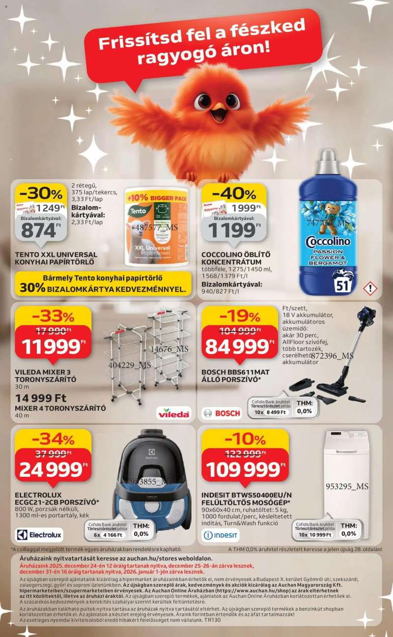 Auchan Fehér hetek hipermarket ajánlataink 36 oldal