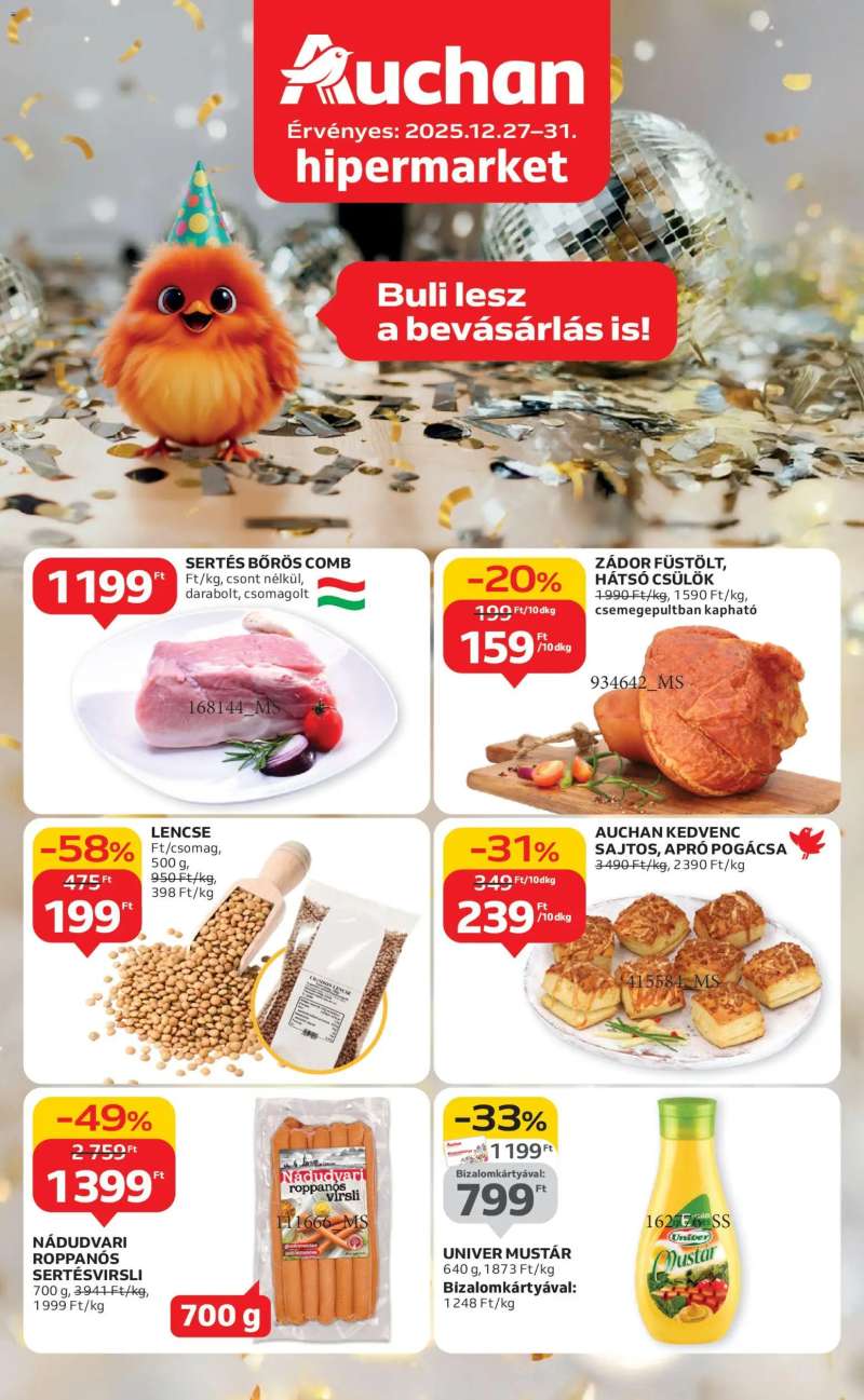 Auchan Akciós újság Auchan 1 oldal