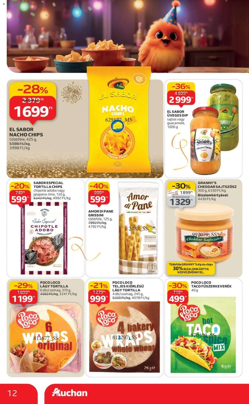 Auchan Akciós újság Auchan 12 oldal