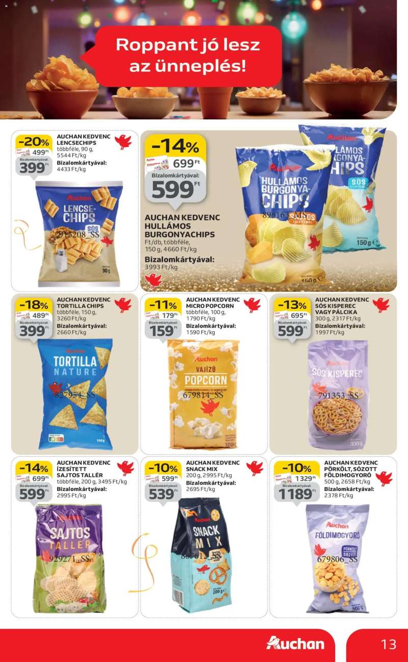 Auchan Akciós újság Auchan 13 oldal