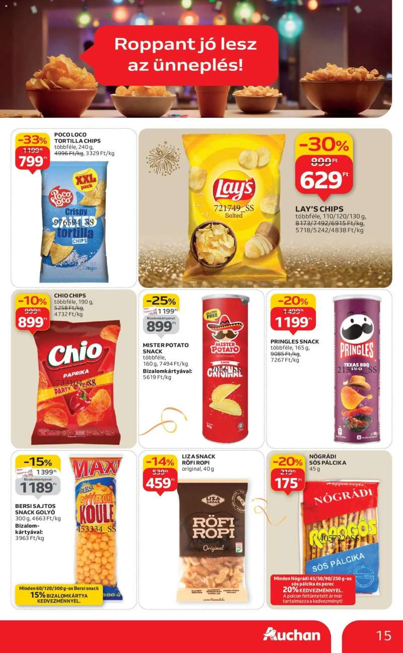 Auchan Akciós újság Auchan 15 oldal