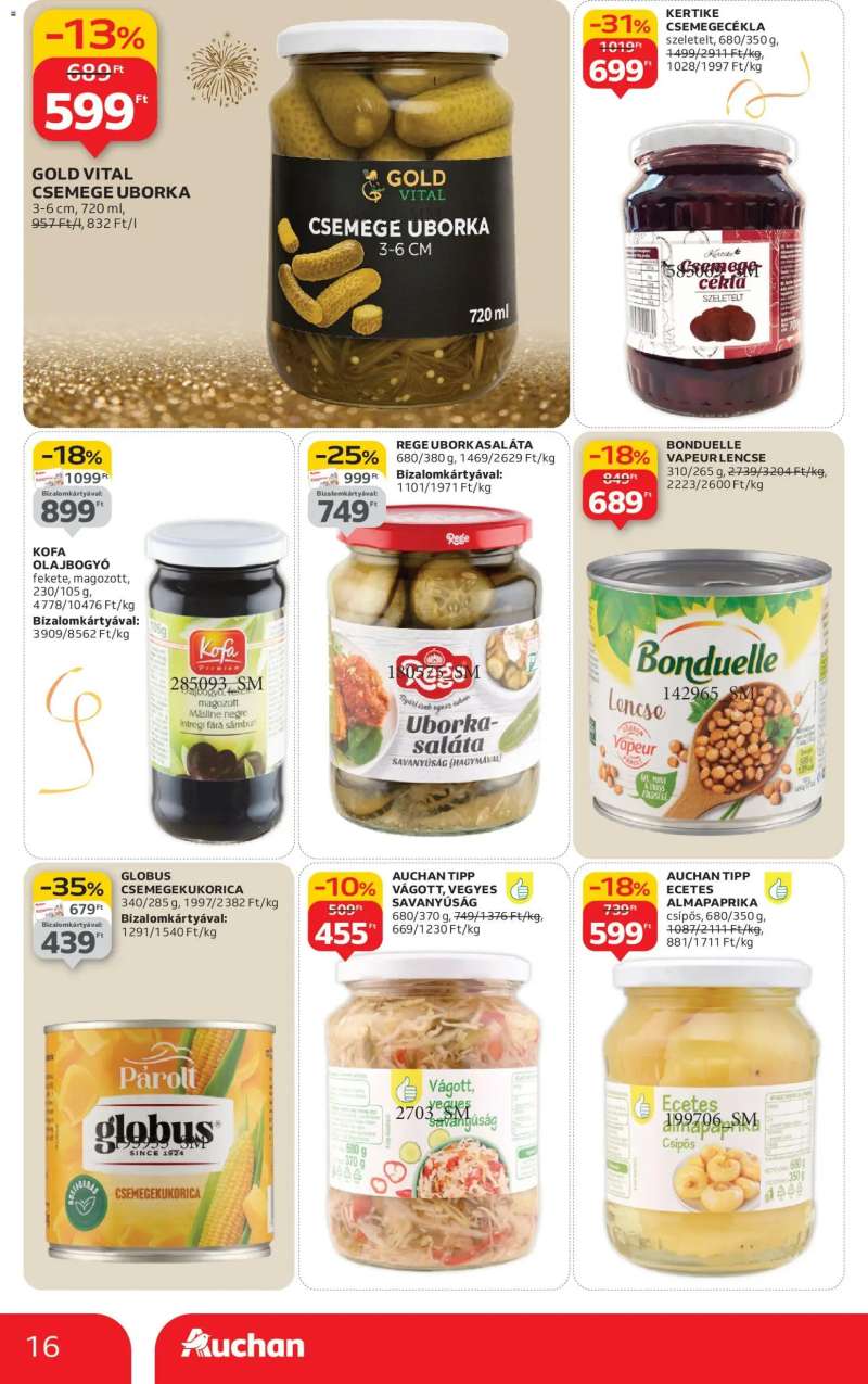 Auchan Akciós újság Auchan 16 oldal