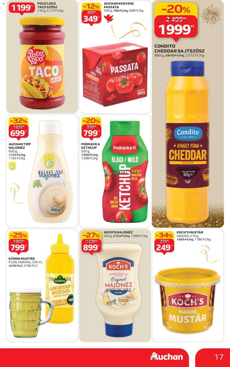 Auchan Akciós újság Auchan 17 oldal