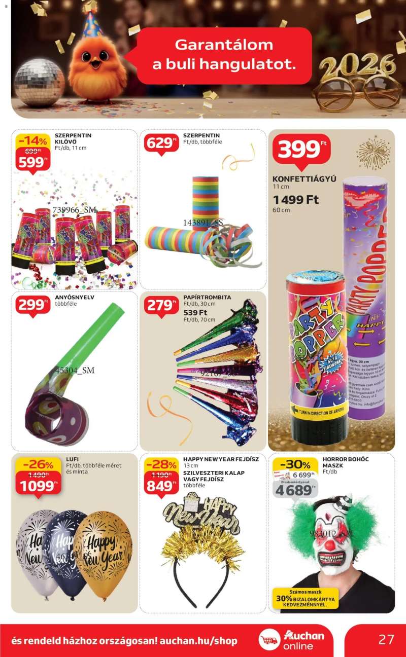 Auchan Akciós újság Auchan 27 oldal