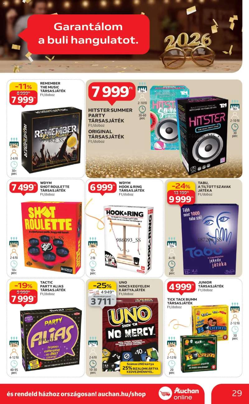 Auchan Akciós újság Auchan 29 oldal