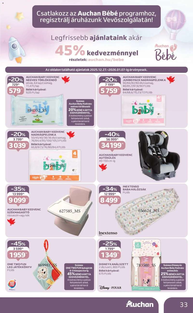 Auchan Akciós újság Auchan 33 oldal