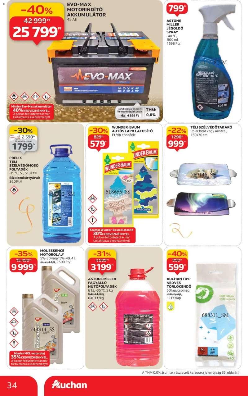 Auchan Akciós újság Auchan 34 oldal