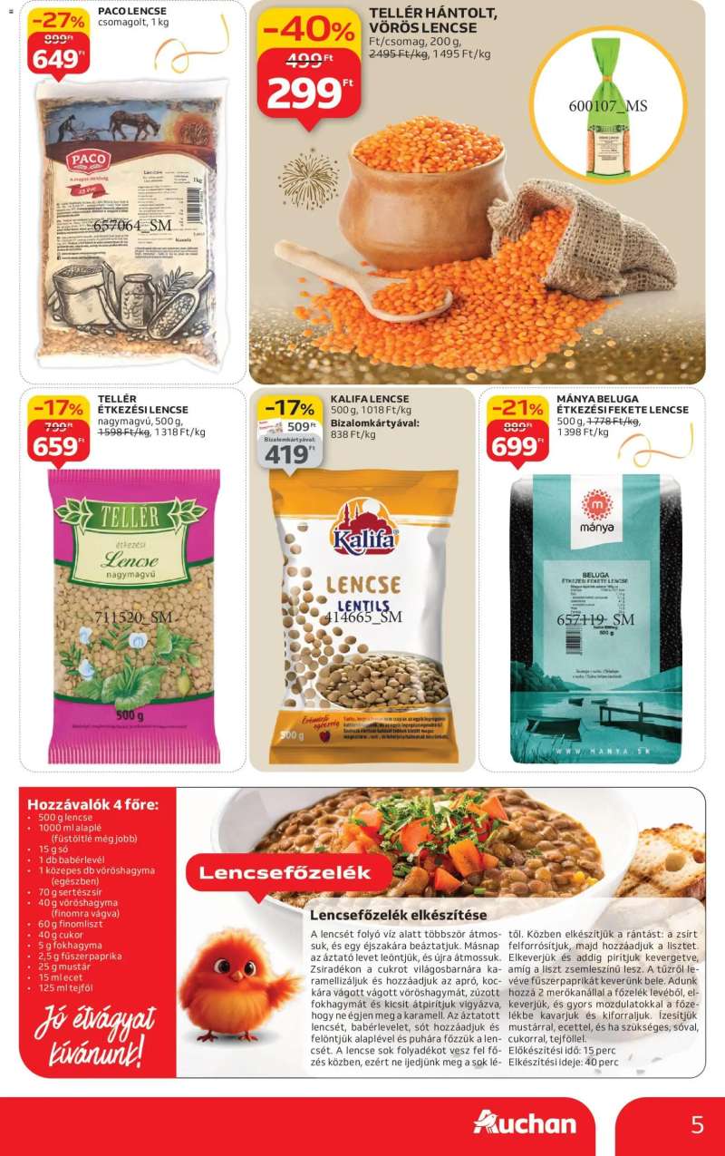 Auchan Akciós újság Auchan 5 oldal
