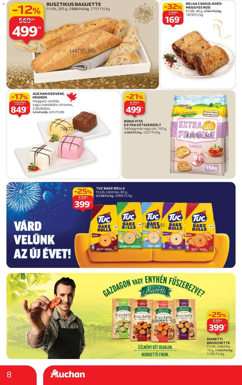 Auchan Akciós újság Auchan 8 oldal