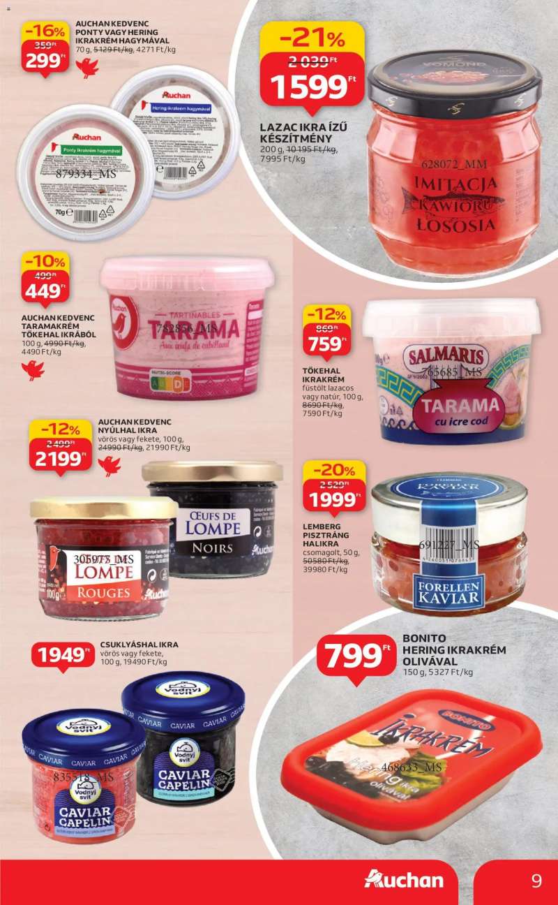 Auchan Akciós újság Auchan 9 oldal