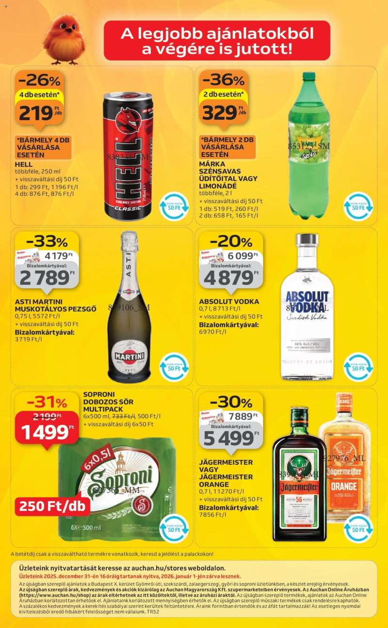 Auchan Szupermarket akciós újság 12 oldal