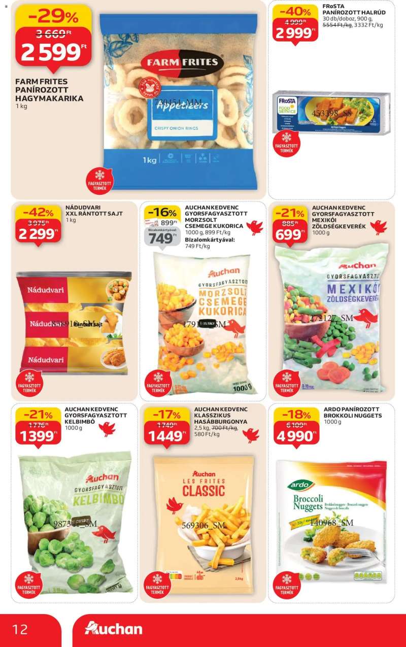 Auchan Akciós újság Auchan 12 oldal
