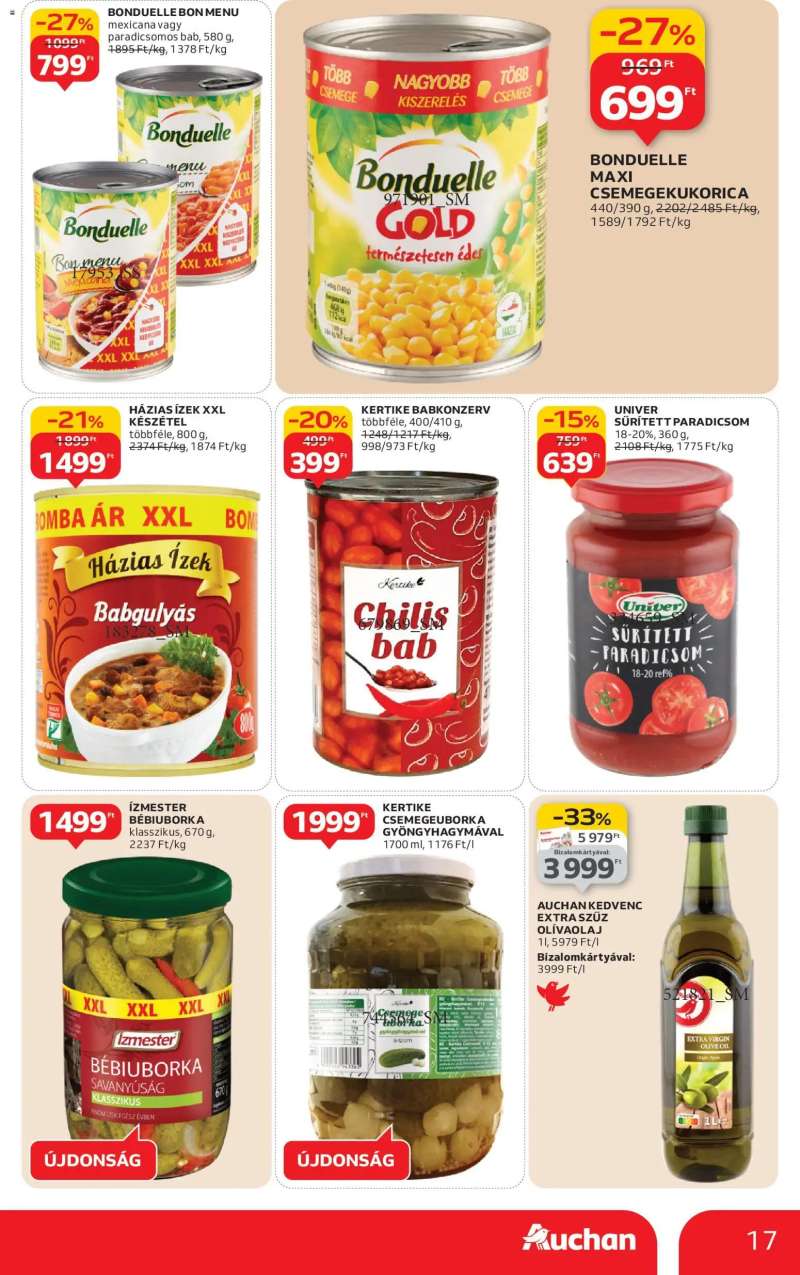 Auchan Akciós újság Auchan 17 oldal