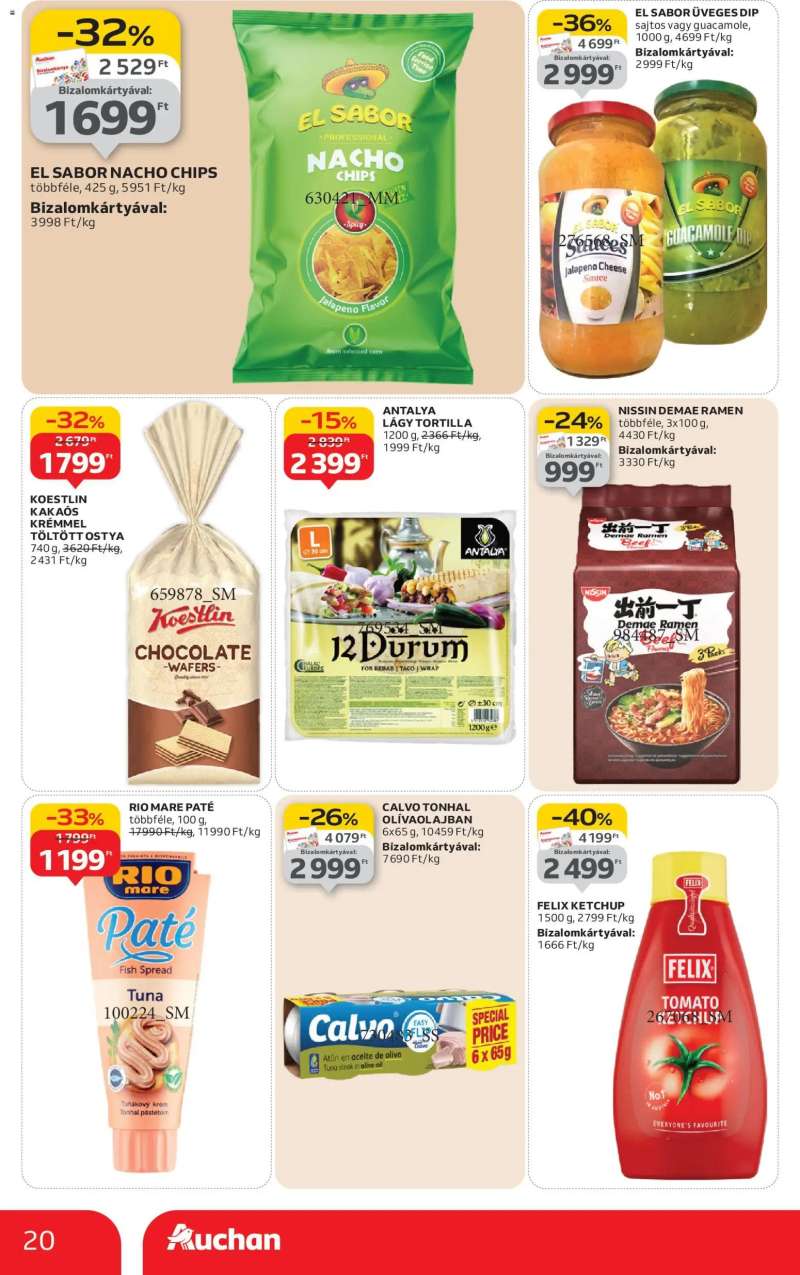 Auchan Akciós újság Auchan 20 oldal
