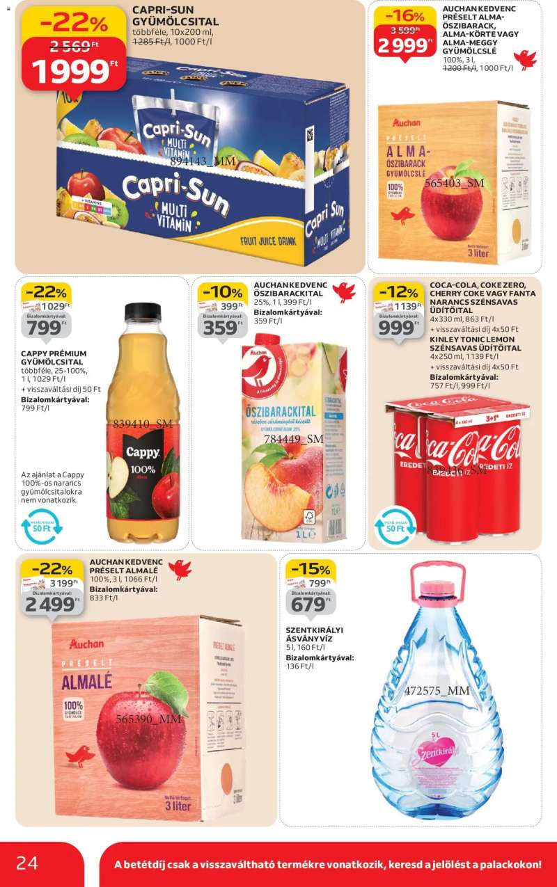 Auchan Akciós újság Auchan 24 oldal