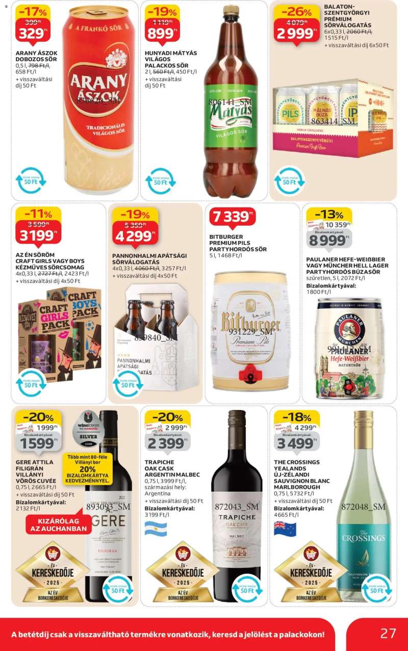 Auchan Akciós újság Auchan 27 oldal