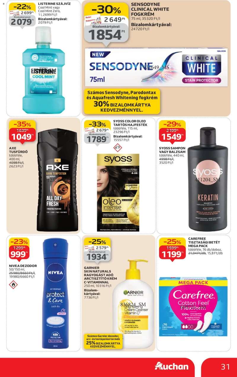 Auchan Akciós újság Auchan 31 oldal