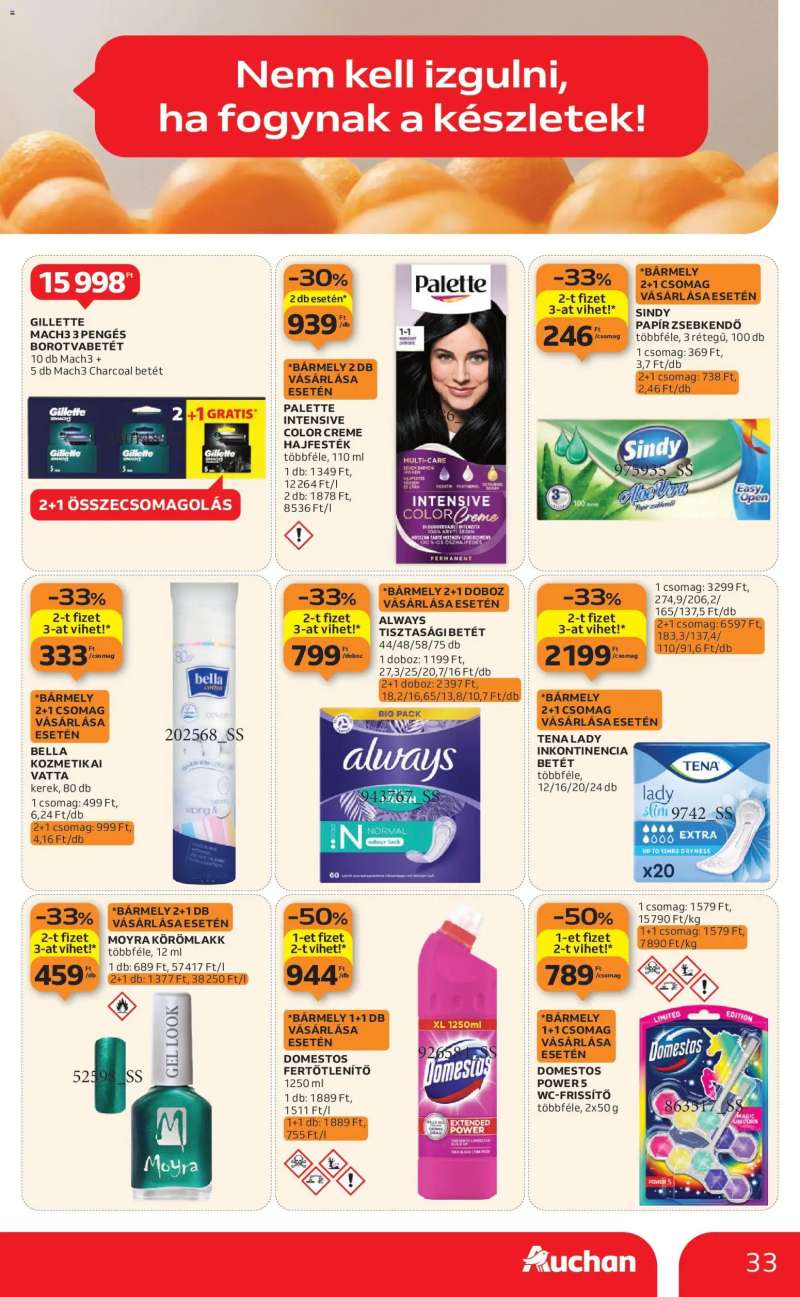 Auchan Akciós újság Auchan 33 oldal