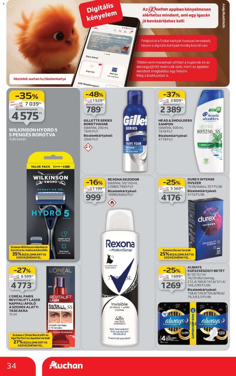 Auchan Akciós újság Auchan 34 oldal