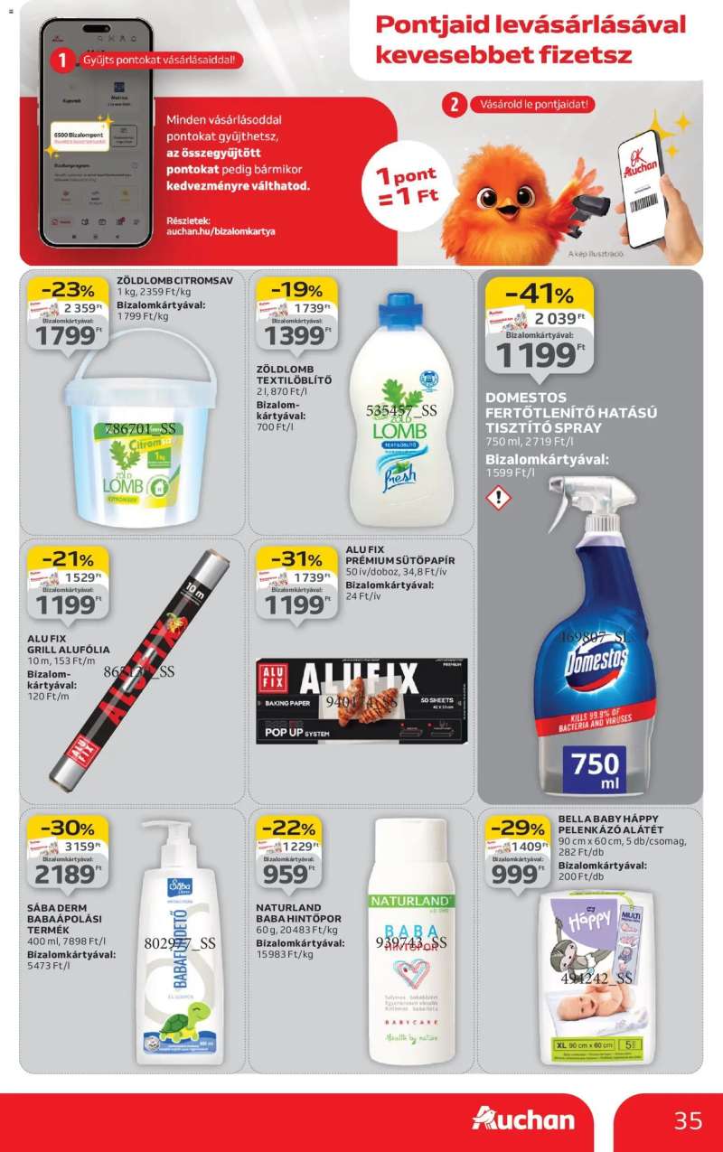 Auchan Akciós újság Auchan 35 oldal