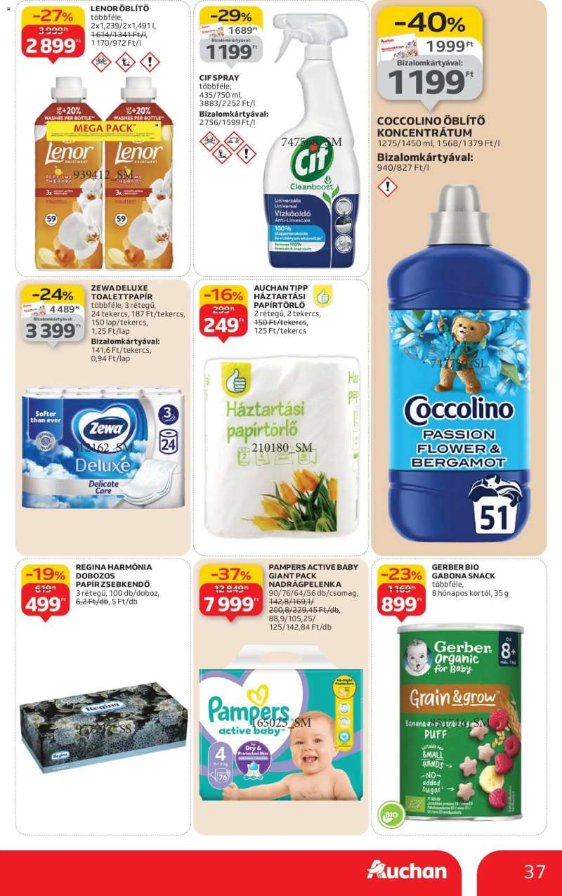 Auchan Akciós újság Auchan 37 oldal