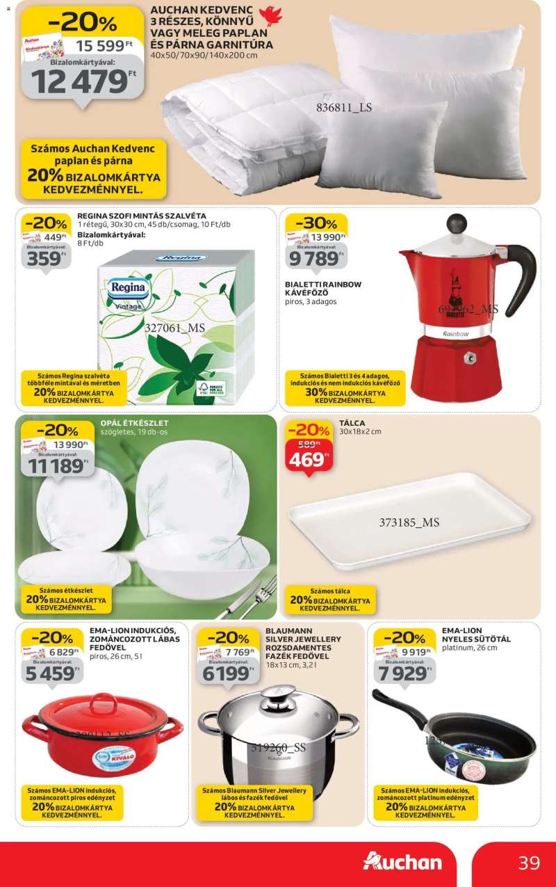 Auchan Akciós újság Auchan 39 oldal