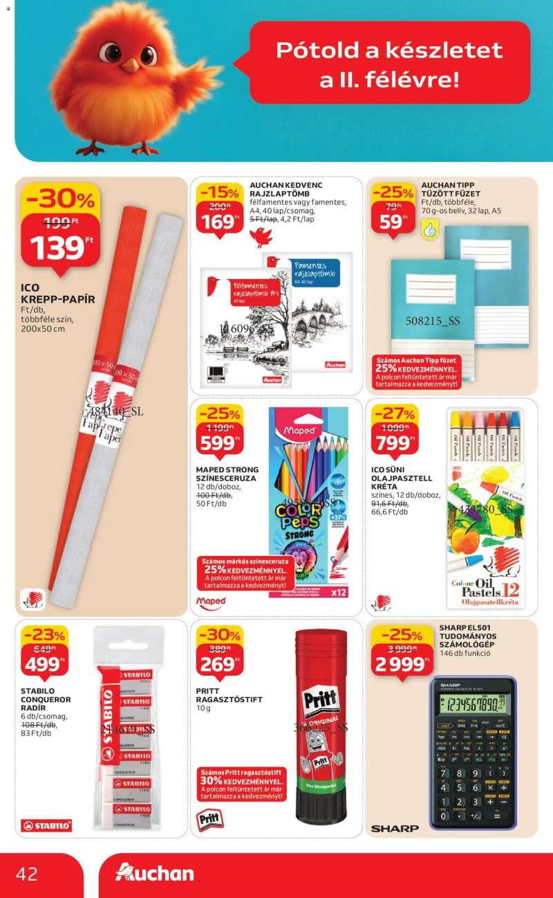 Auchan Akciós újság Auchan 42 oldal
