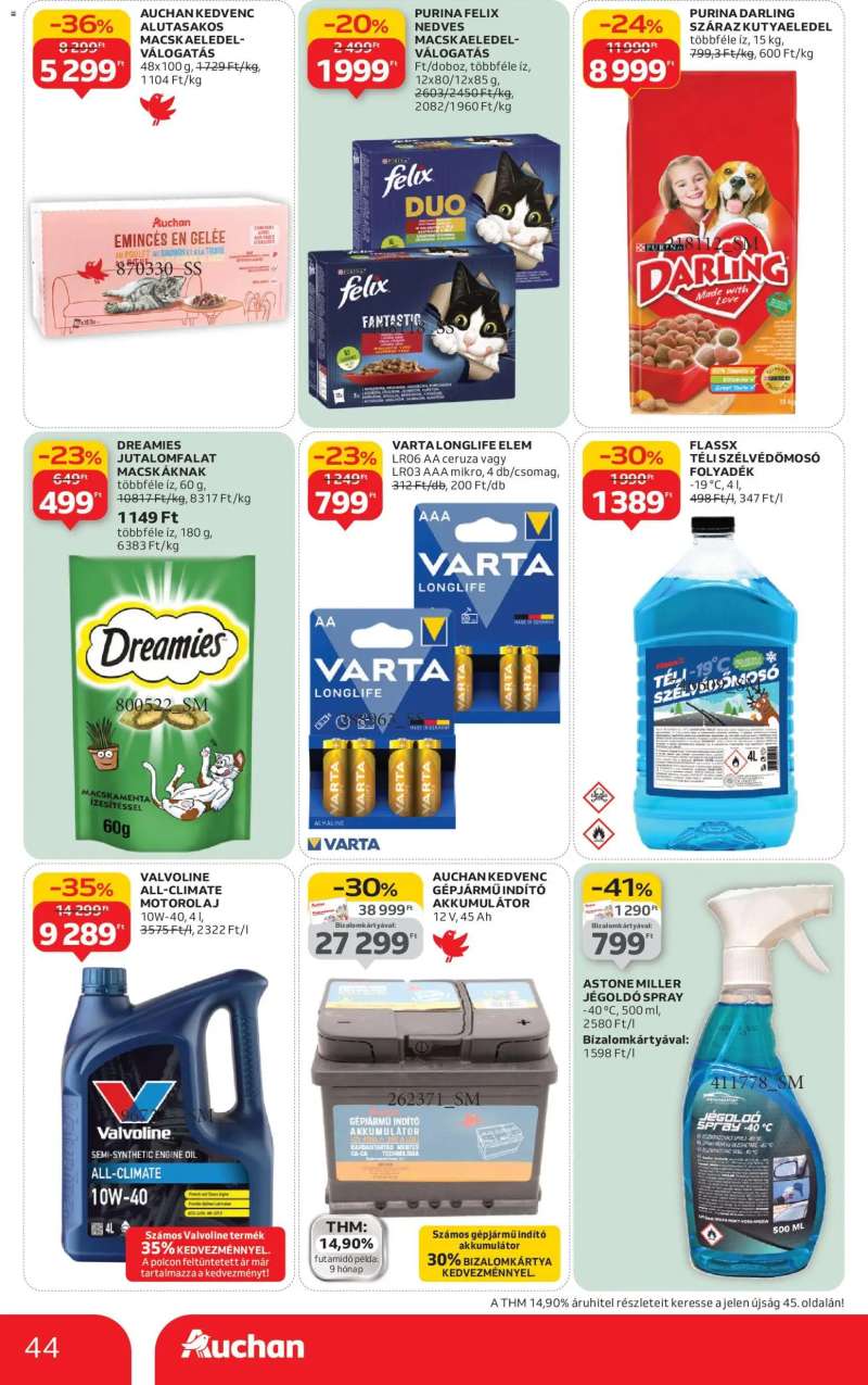 Auchan Akciós újság Auchan 44 oldal