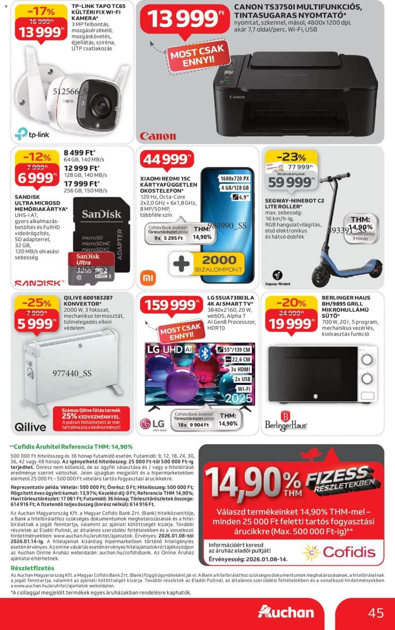 Auchan Akciós újság Auchan 45 oldal