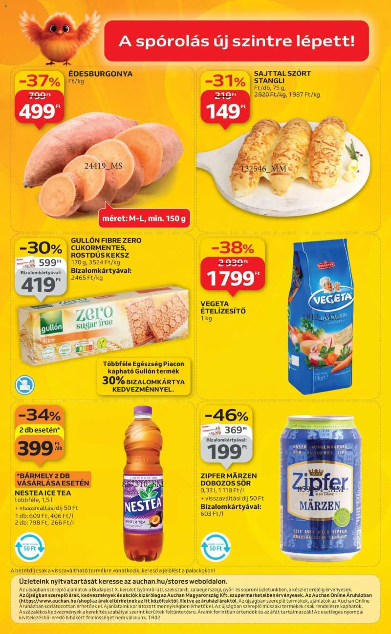 Auchan Szupermarket akciós újság 16 oldal