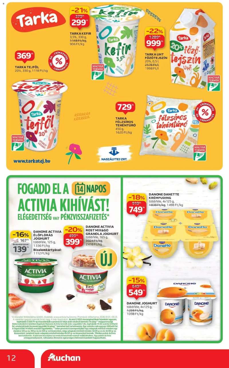 Auchan Akciós újság Auchan 12 oldal
