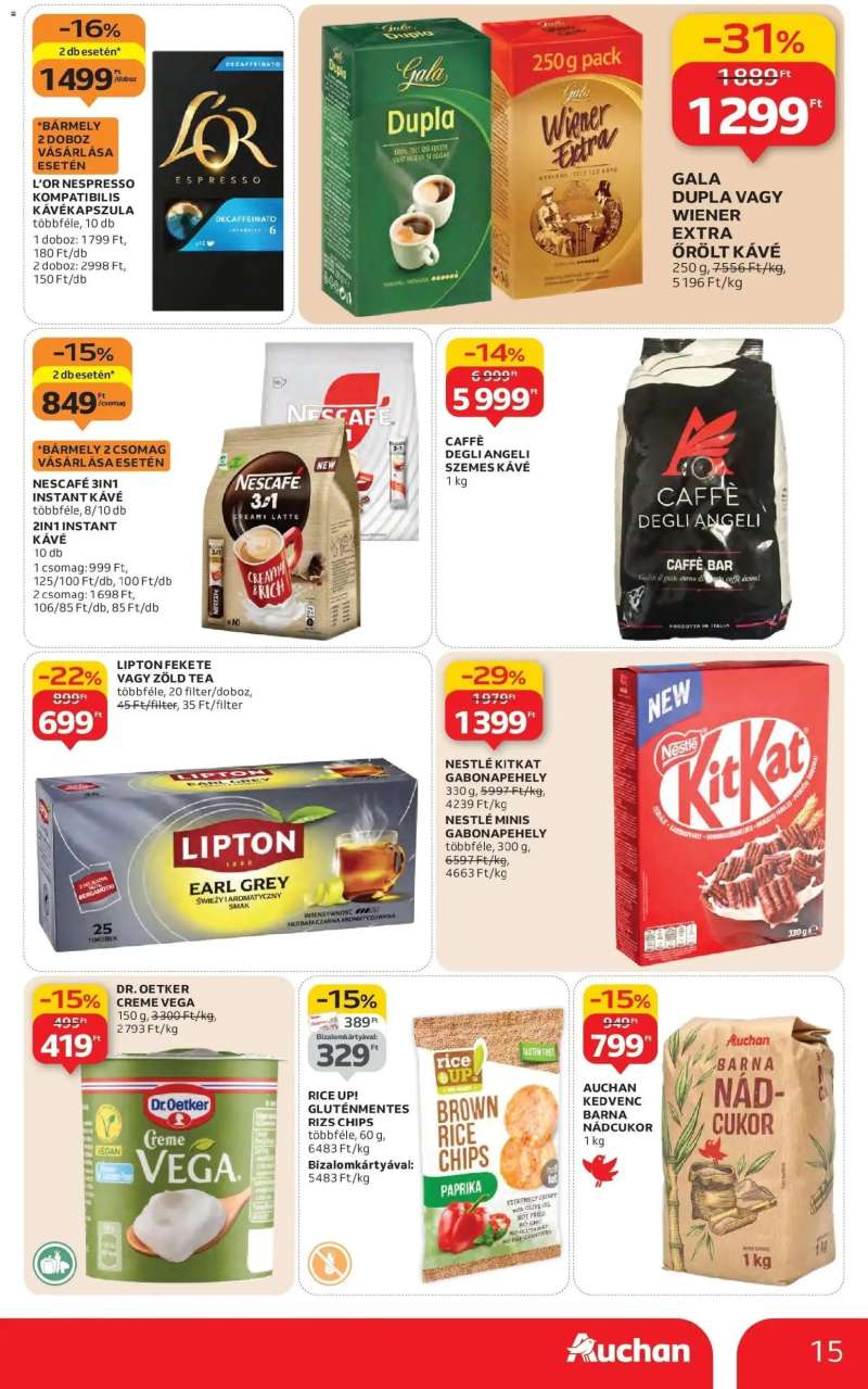 Auchan Akciós újság Auchan 15 oldal