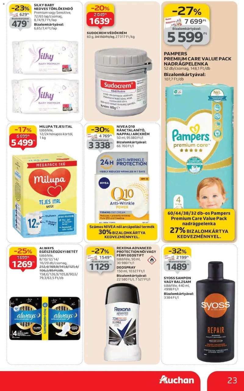 Auchan Akciós újság Auchan 23 oldal