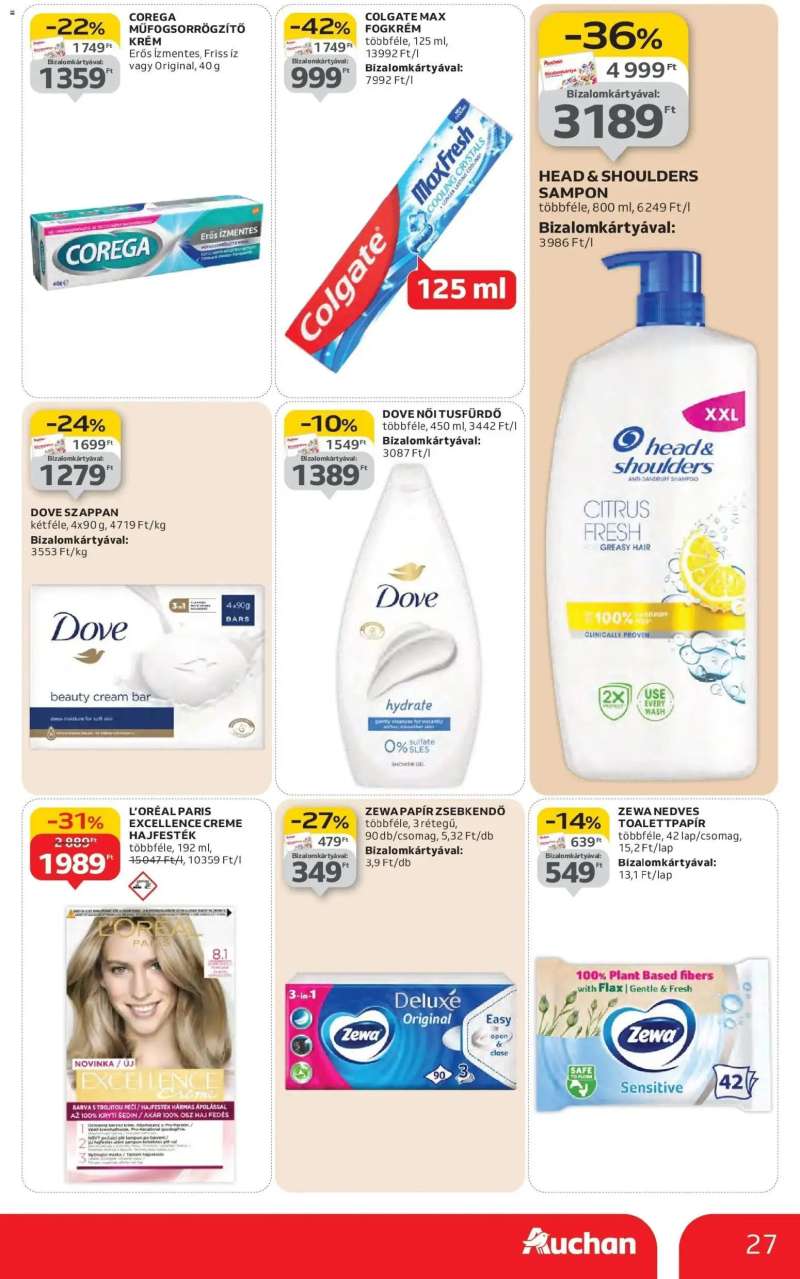 Auchan Akciós újság Auchan 27 oldal