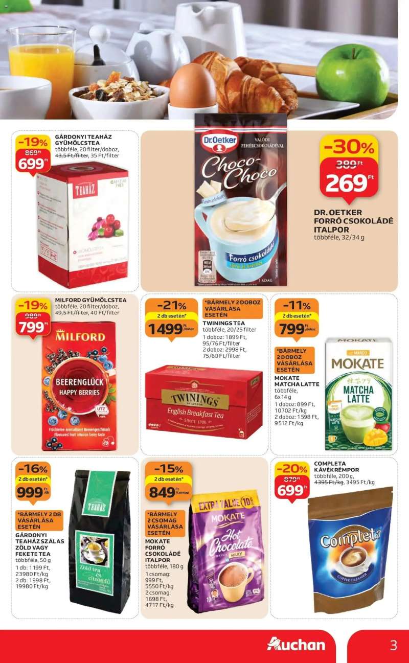 Auchan Akciós újság Auchan 3 oldal
