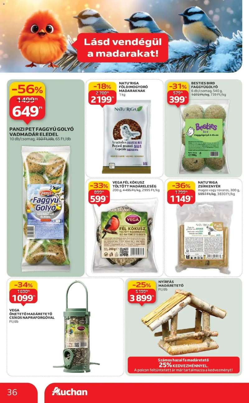 Auchan Akciós újság Auchan 36 oldal