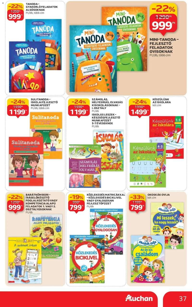 Auchan Akciós újság Auchan 37 oldal
