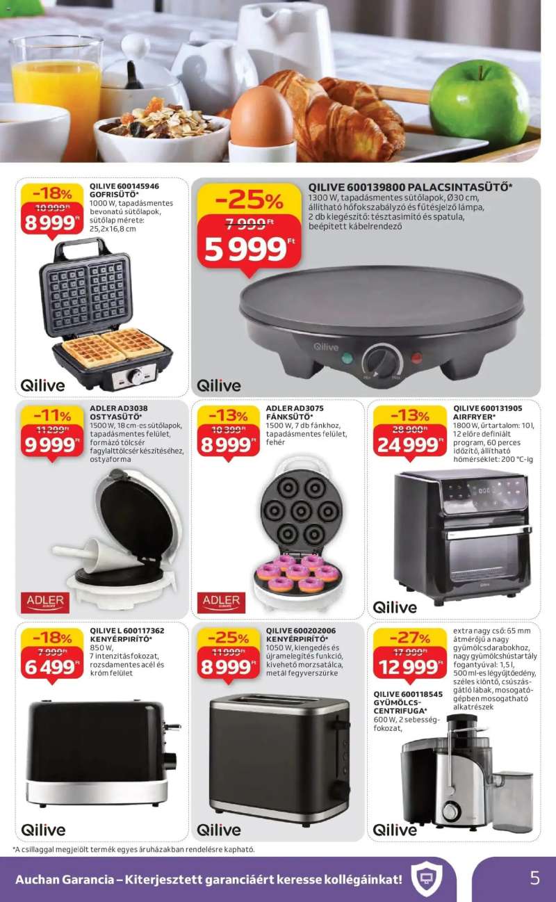Auchan Akciós újság Auchan 5 oldal
