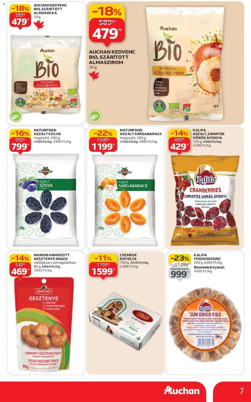 Auchan Akciós újság Auchan 7 oldal