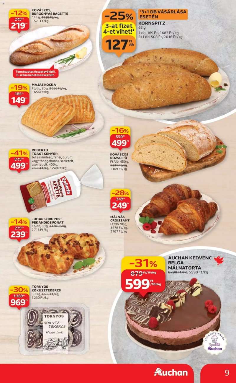Auchan Akciós újság Auchan 9 oldal